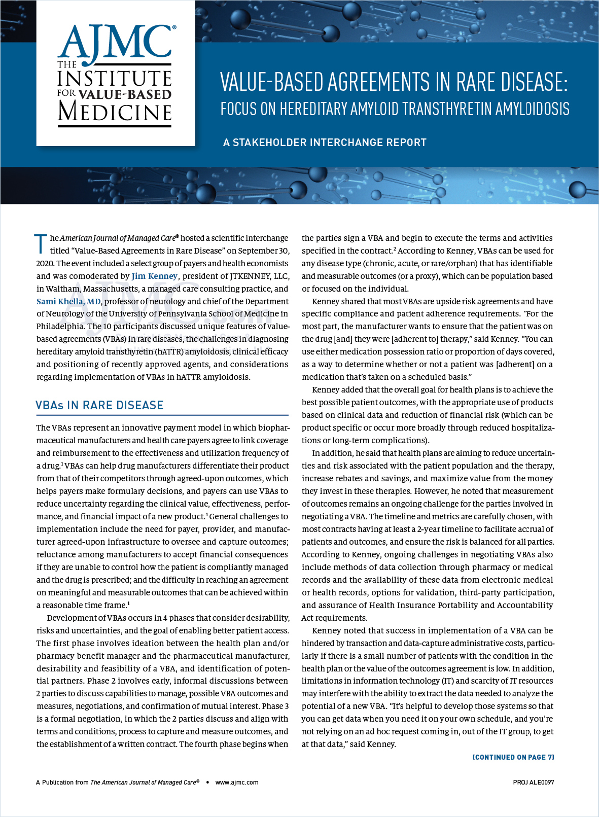 Stakeholder Interchange Reports